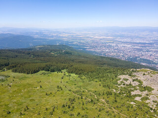 Obraz premium Vitosha Mountain near Kamen Del Peak, Bulgaria