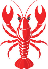 Lobsters vector illustration on white background