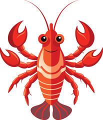 Lobsters vector illustration on white background