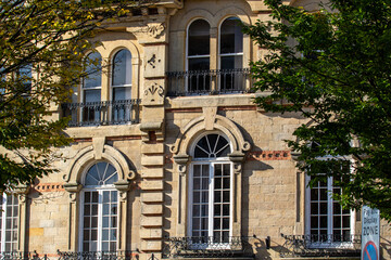 Ornate Historic Building with Decorative Windows