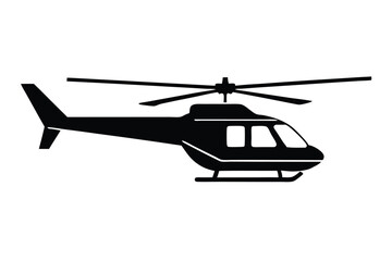 helicopter isolated on white background 