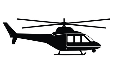 helicopter isolated on white background 