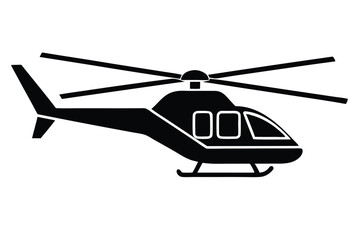 helicopter isolated on white background 