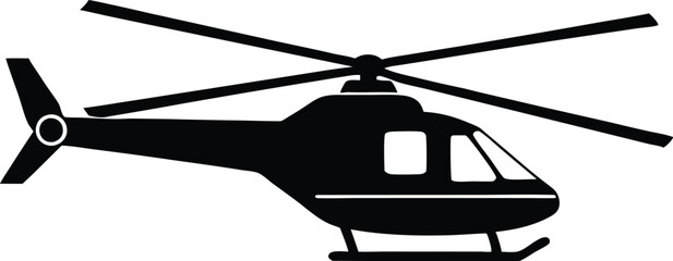 helicopter isolated on white background 