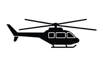 helicopter isolated on white background 