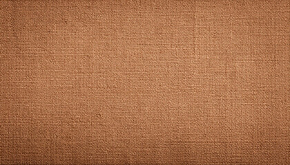 Fototapeta premium Brown canvas texture background. with a space for your text