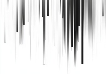 Fototapeta premium Vector line art featuring vertical lines on a white background.
