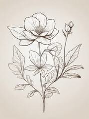 floral background with flowers