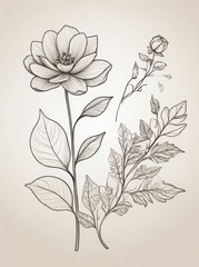 background with flowers