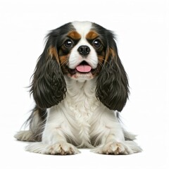 A cavalier King Charles Spaniel