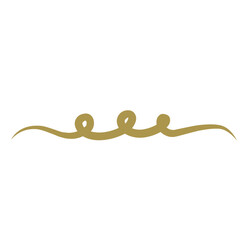 Obraz premium Gold Swirl and Scroll 