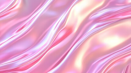 Fototapeta premium Shimmering Pink Satin Fabric Texture