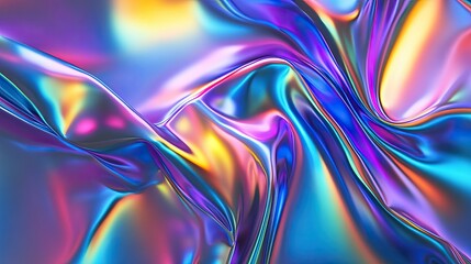 Fototapeta premium Colorful Abstract Fabric Texture with Soft Waves