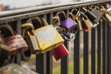 locks on the bridge