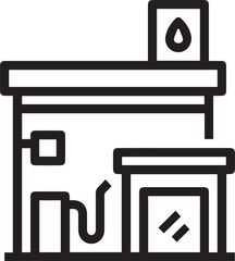 Oil icon symbol vector image Illustration