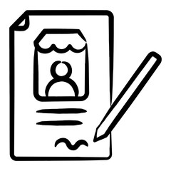 Supplier Contract Icon