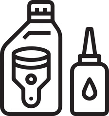 Oil icon symbol vector image Illustration