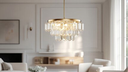 Modern Crystal Chandelier Interior Design
