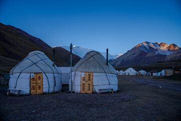Yurt Camp in the mountains