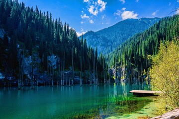 lake in the mountains