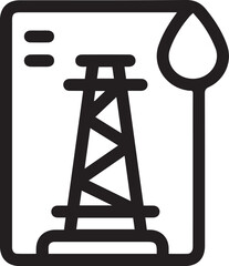 Oil icon symbol vector image Illustration