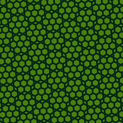 Hexagon Star Geometry Pattern Bicolor Two Tone Design Ai Made Repeating Illustration 968