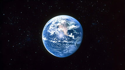 Naklejka premium earth in space