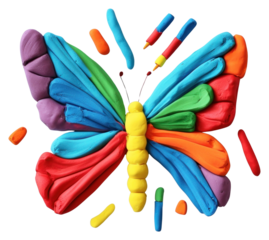 PNG Plasticine of butterfly creativity medication variation.