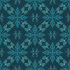 Damask seamless pattern