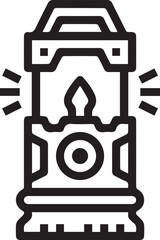 Fototapeta premium Oil icon symbol vector image Illustration 