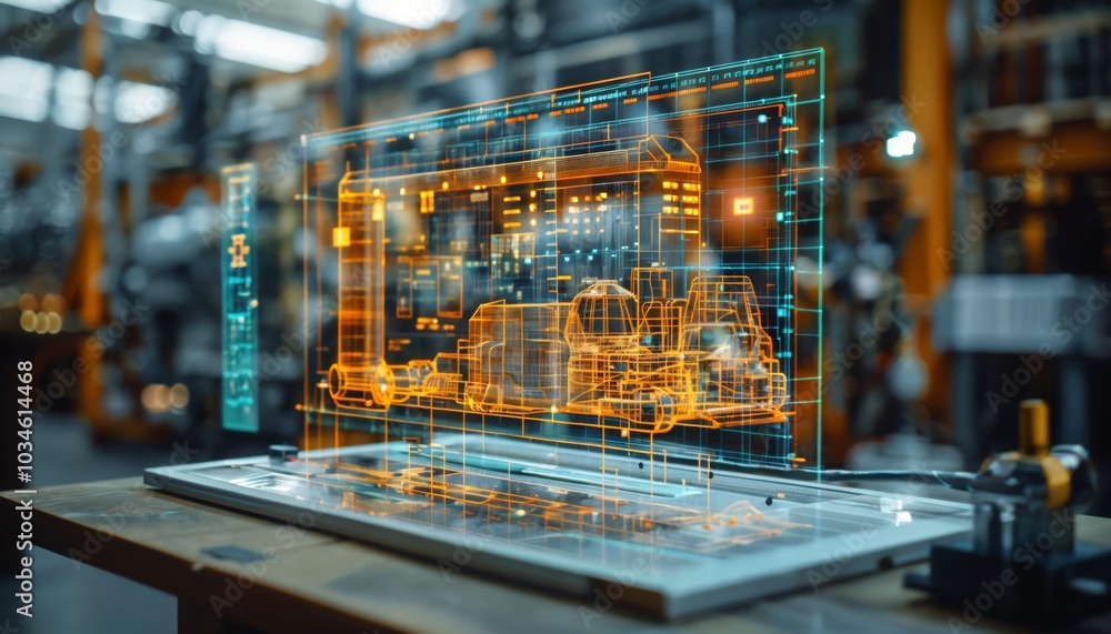 Poster transforming facility management augmented reality application for enhanced operational insights