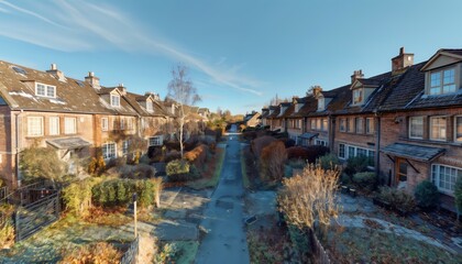 Drone equipped with lidar technology conducting a detailed survey of urban landscapes