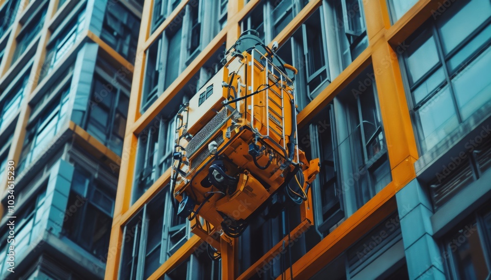 Poster robotic system with specialized sensors performing advanced building inspections