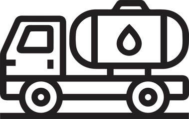 Obraz premium Oil icon symbol vector image Illustration 