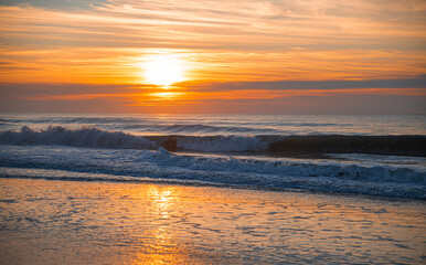 sunrise at the beach