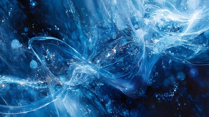 Abstract blue technology, business or science background. 