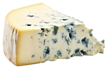PNG Piece of fresh aged gorgonzola cheeses food parmigiano-reggiano white background.