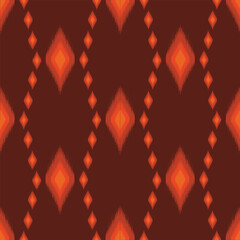 Ikat pattern with stars