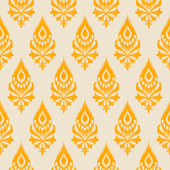 Ikat seamless pattern