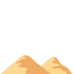 Mountain of sand Natural Landscape