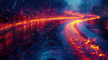 Road trip scenery, vibrant colors, scenic routes, dynamic action, inviting