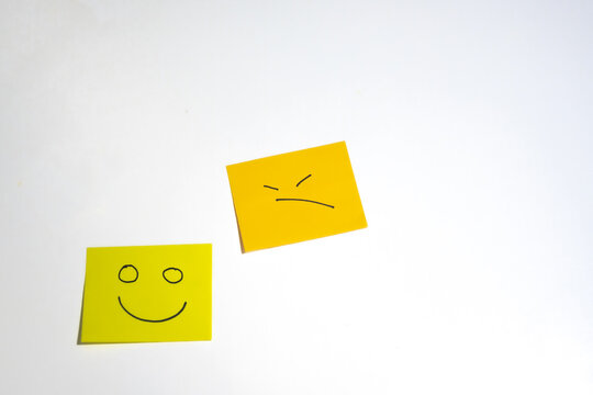 happy and andhappy face