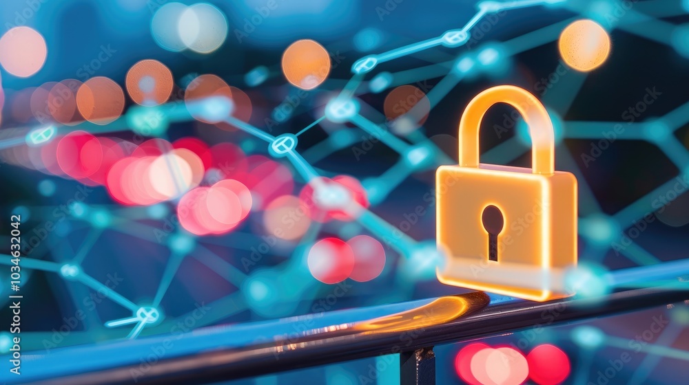 Poster securing data streams the intersection of technology and safety