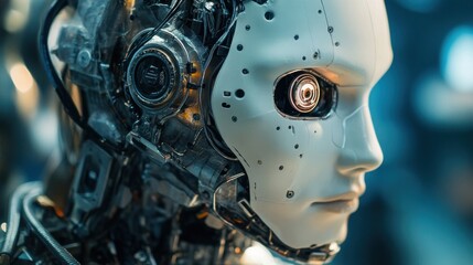 Fototapeta premium Robot's Eye