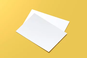 Selbstklebende Fototapeten Melone Landscape Flyer Mockup  © Ahmadansori26