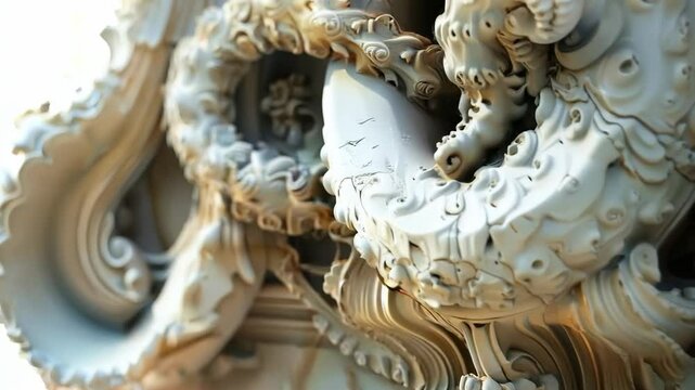 Serpentine forms and decorative elements, Video