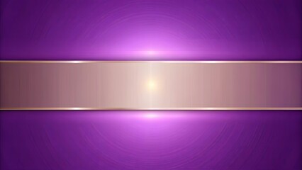 Fototapeta premium A lustrous, metallic, horizontal band of gold bisects a field of deep purple, reflecting a subtle luminescence.