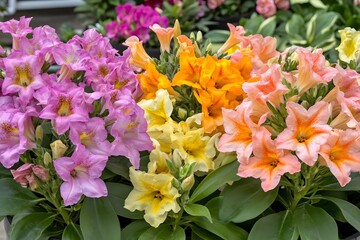 Colorful Flowers in Bloom  Close Up  Floral  Nature  Spring