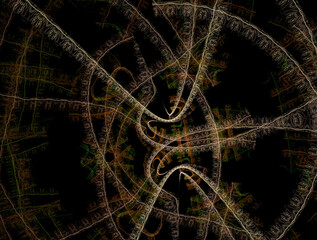 Imaginatory fractal abstract background Image