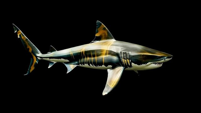 a great white shark